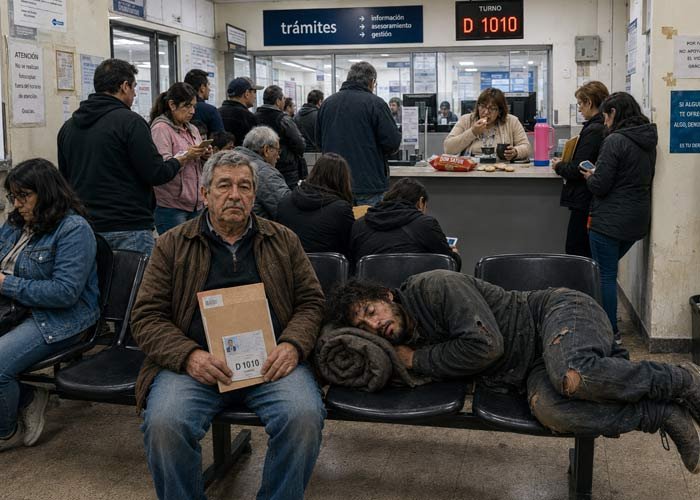 El Trámite Eterno - simulador de sala de espera argentina